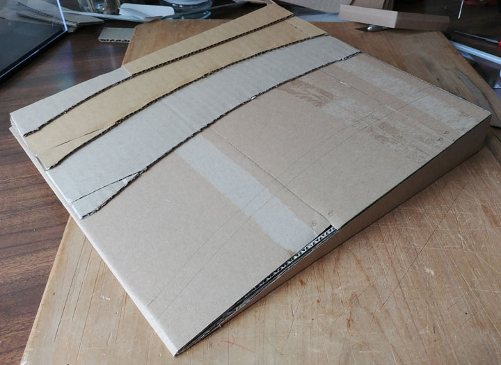 Adding a bit of a bank to the diorama base