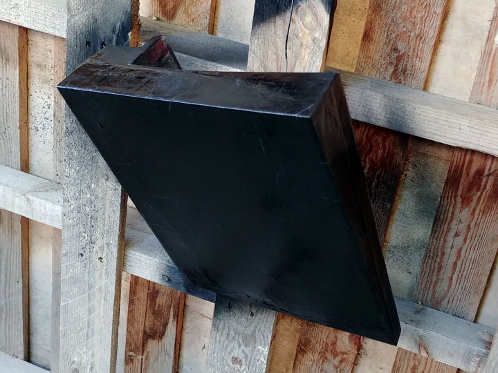 Painting the diorama base black