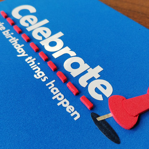 Officeworks Themed Birthday Card