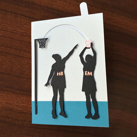 Netball Slider Card