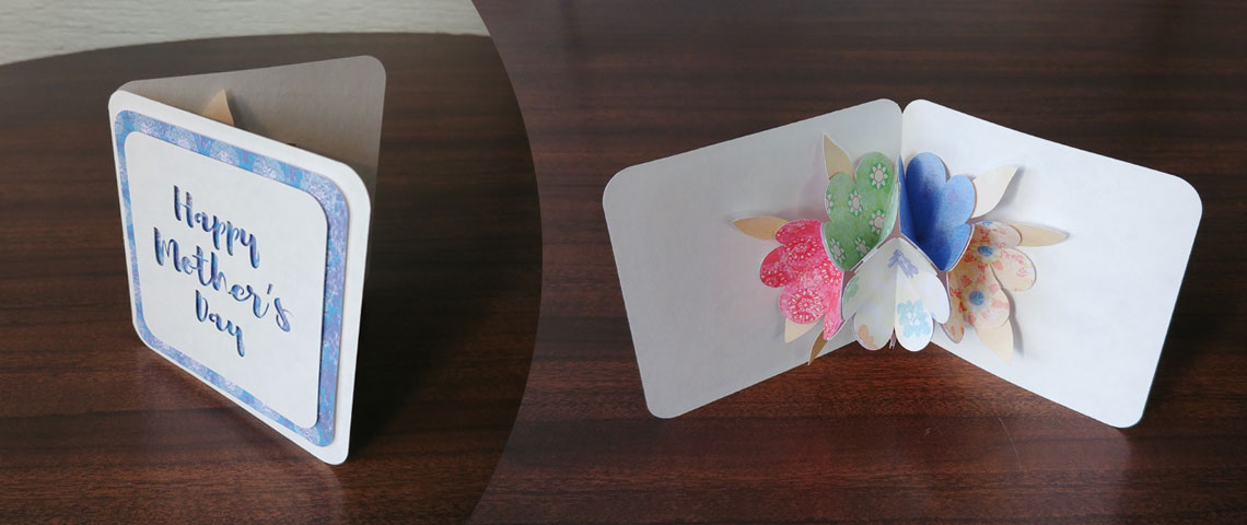 Popup Flowers Mother's Day Card