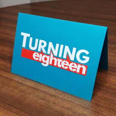 Turning 18 Bunnings Warehouse Birthday Card