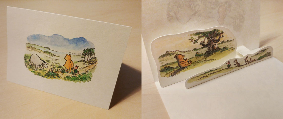 Winnie the Pooh Pop-up Card